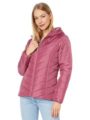 Розовая стеганая куртка | 6860353