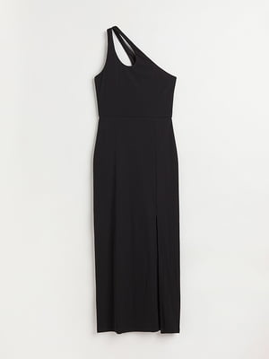 Платье черное с открытым плечем | 6665548