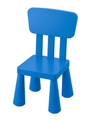 Синій пластиковий стільчик | 6861435