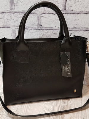 Чорна шкіряна сумка Нова | 6862009