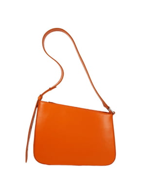 Оранжева шкіряна сумка Наомі | 6862805