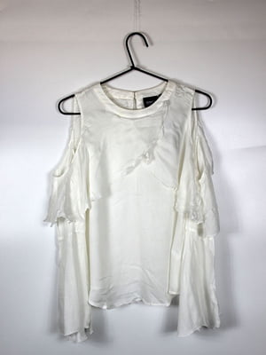 Блузка біла оригінального фасону | 6863551