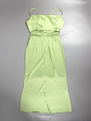 Сукня в білизняному стилі салатова | 6863768
