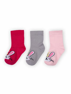 Набір шкарпеток комбінованого кольору (6 шт.) | 6864256