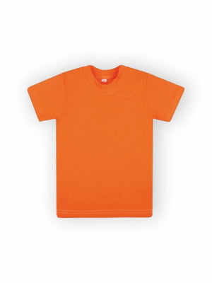 Оранжевая базовая футболка | 6864373