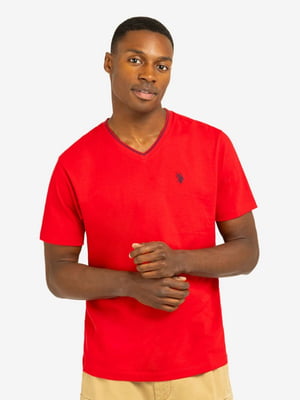 Червона бавовняна футболка | 6864789