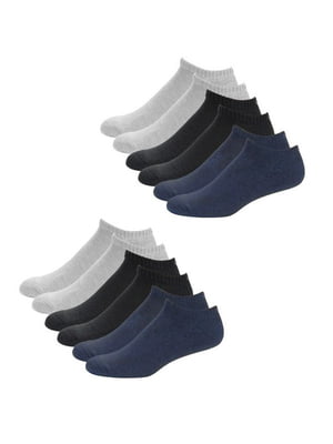 Набір чоловічих шкарпеток різних кольорів (6 пар) | 6864889
