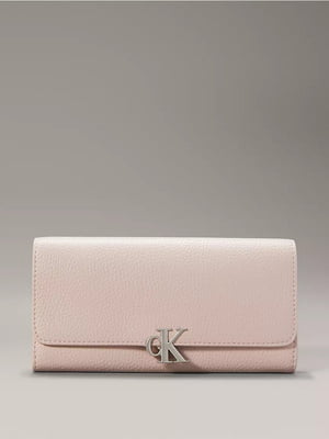 Стильний рожевий гаманець з логотипом | 6864894