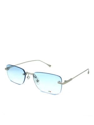 Сонцезахисні окуляри в сріблястій оправі | 6866095
