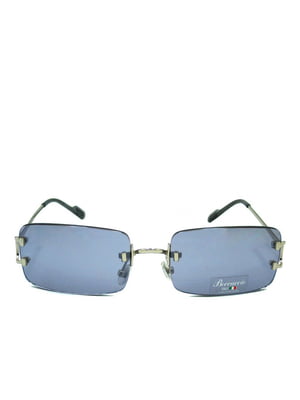 Сонцезахисні окуляри в сріблястій оправі | 6866100
