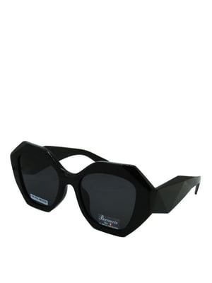 Сонцезахисні окуляри в чорній оправі | 6866091