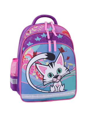 Рюкзак шкільний Mouse фіолетовий з принтом | 6874430