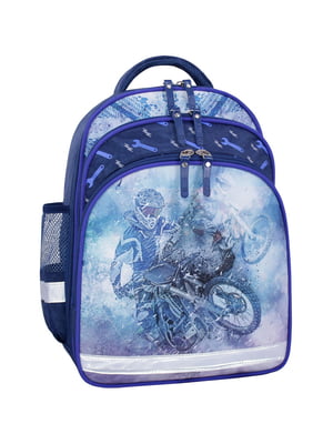 Рюкзак шкільний Mouse синій з принтом | 6874433