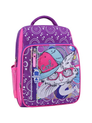 Рюкзак шкільний Школяр фіолетовий з принтом (8 л) | 6874444