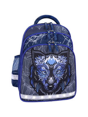 Рюкзак шкільний Mouse синій з принтом | 6874476