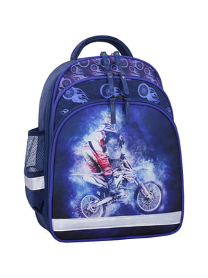 Рюкзак шкільний Mouse синій з принтом | 6874477