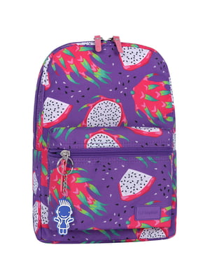 Рюкзак Молодіжний mini фіолетовий в принт (8 л) | 6874551