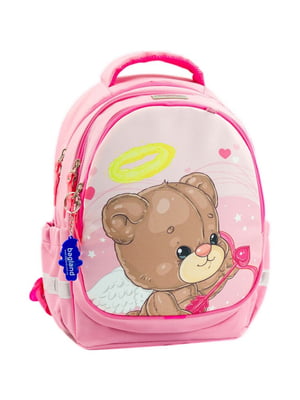 Рюкзак шкільний Butterfly рожевий з принтом (21 л) | 6874757