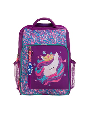 Рюкзак шкільний Школяр фіолетовий в принт (8 л) | 6874790