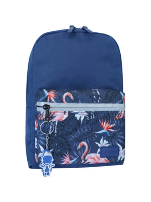 Рюкзак Молодіжний mini синій в принт (8 л) | 6874810