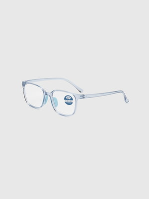 Іміджеві окуляри в синій оправі | 6875864