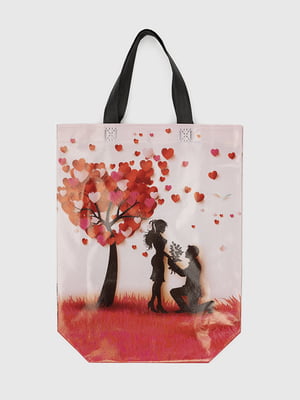 Еко-сумка “Закохані” рожева (2000990350589А) | 6875901