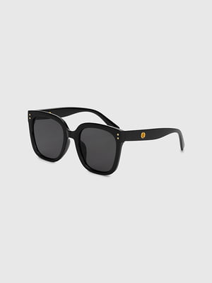 Сонцезахисні окулярі в чорній оправі  | 6875921