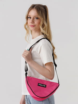Рожева текстильна сумка | 6875943