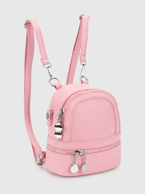 Рожевий рюкзак з екошкіри | 6875988