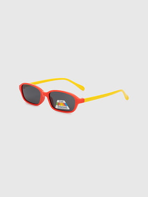 Сонцезахисні окулярі у червоно-жовтій оправі  | 6876048