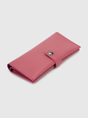 Рожевий гаманець на кнопці | 6876101