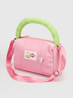 Рожева текстильна сумка  | 6876125