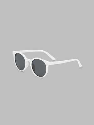 Сонцезахисні окулярі в білій оправі  | 6876240