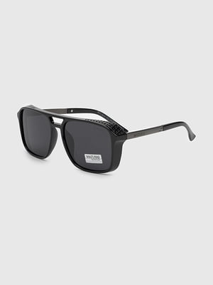 Сонцезахисні окулярі в чорній оправі | 6876258