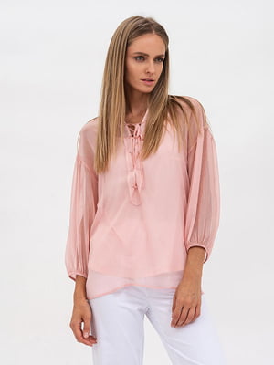 Вільна рожева блуза Лейла | 6882987