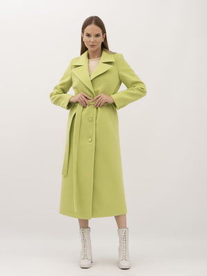 Пальто оливкового кольору Моріал 15 | 6883326