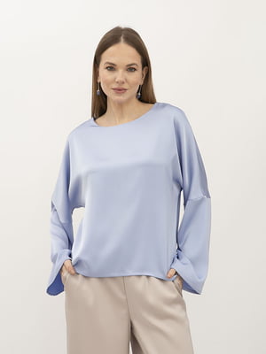 Блуза повітряна блакитна Нісса | 6883538