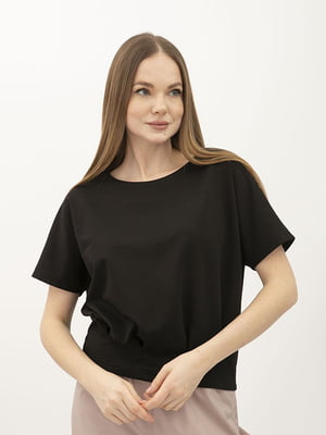 Блуза чорна Фіанет | 6883565