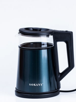 Електрочайник Sokany SK-SH-1076B Electric Kettle 2000W (1.7l) | 6881080