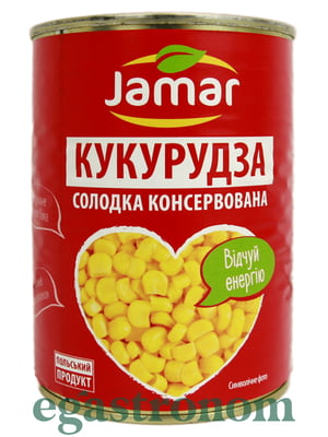 Кукурудза консервована солодка Jamar (400/220 г) | 6881869