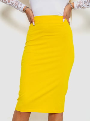 Желтая прямая юбка | 6888888