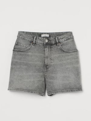 Сірі джинсові шорти з кишенями | 6891855