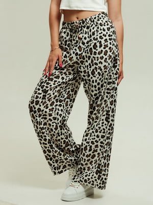 Літні штани в леопардовий принт | 6936051