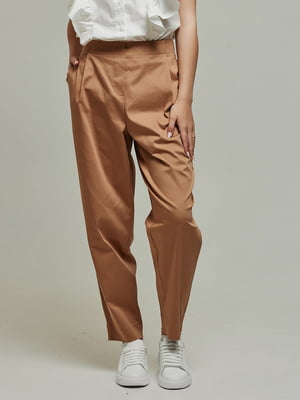 Классические брюки цвета карамель | 6936054