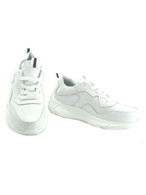 Белые кожаные кроссовки | 6942292