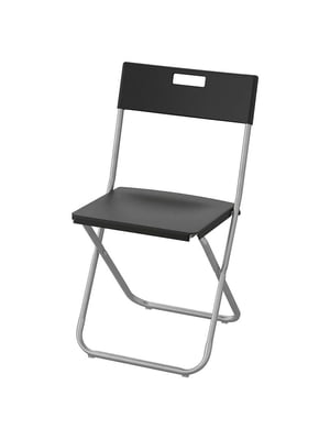 Чорний пластиковий стілець | 6942267