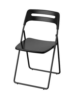 Чорний пластиковий стілець | 6942277