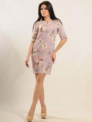Лілова сукня в квітковий принт | 6942538