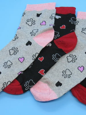 Набір шкарпеток “Улюблені лапки” (2 пари) | 6973301