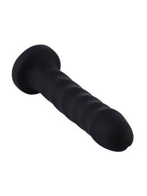 Силіконовий фалоімітатор для секс-машин 7.1″ Anal Dildo Black, система KlicLok | 6670317